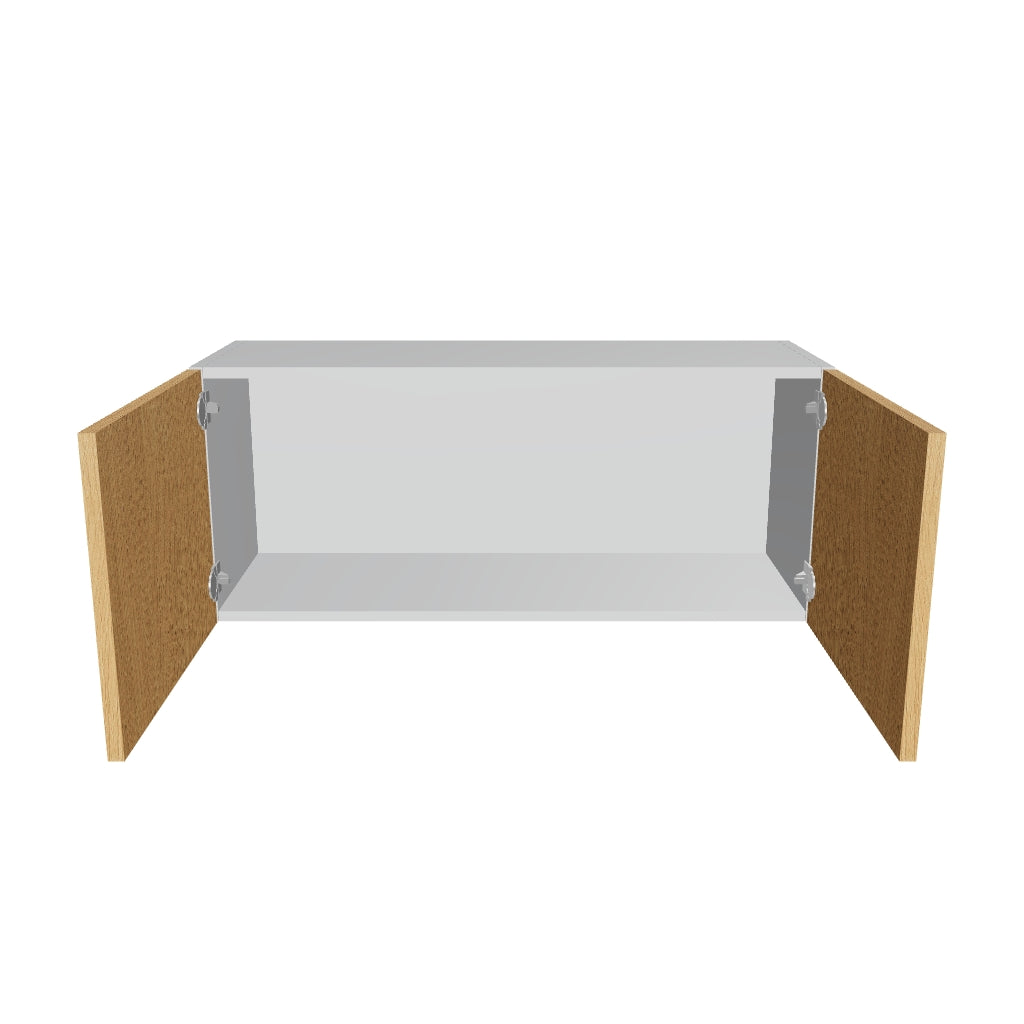 Modernform Cabinet Natural Oak 36" W X 15" H X 12" D Double Door Wall Cabinet
