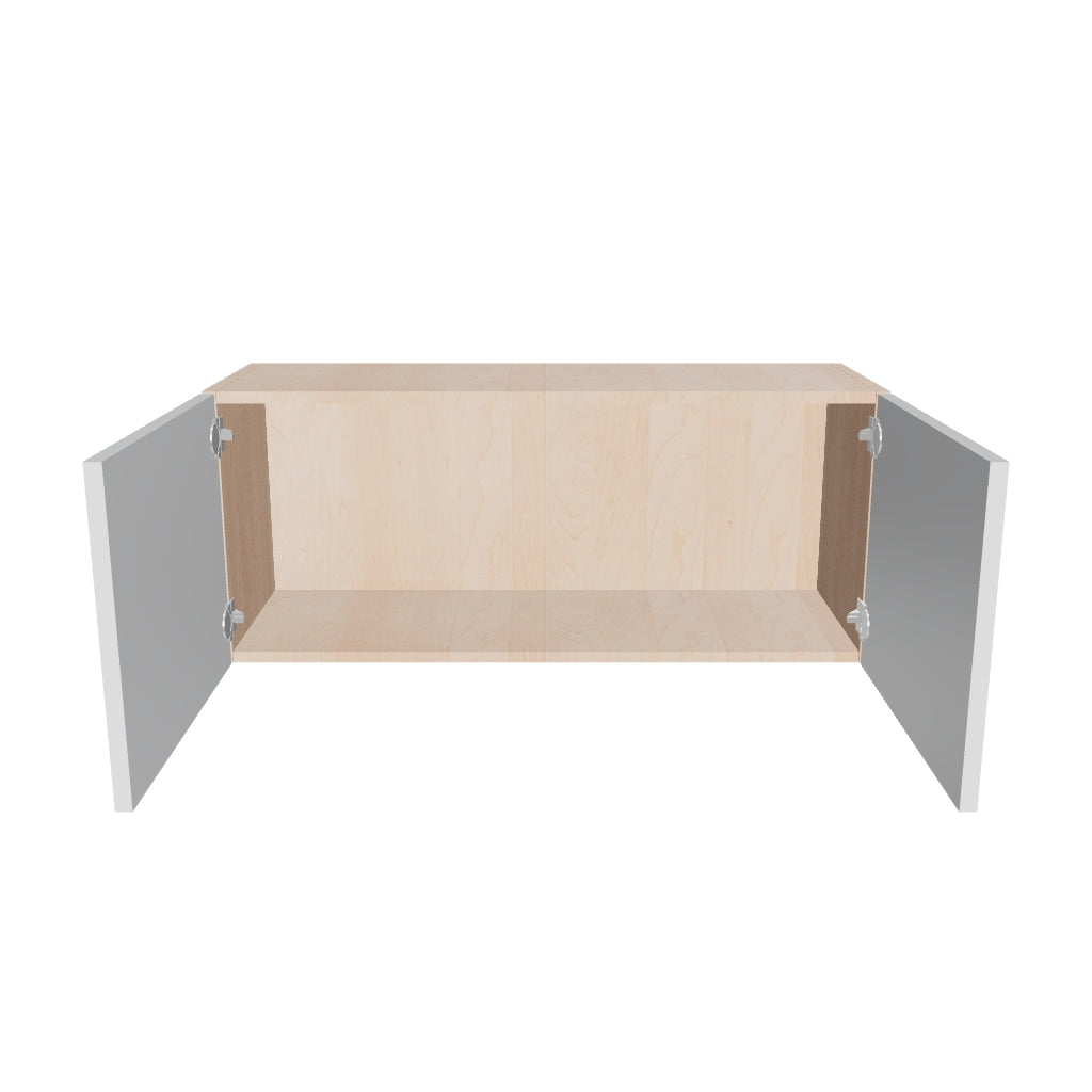 Modernform Cabinet Gloss White 36" W X 15" H X 12" D Double Door Wall Cabinet