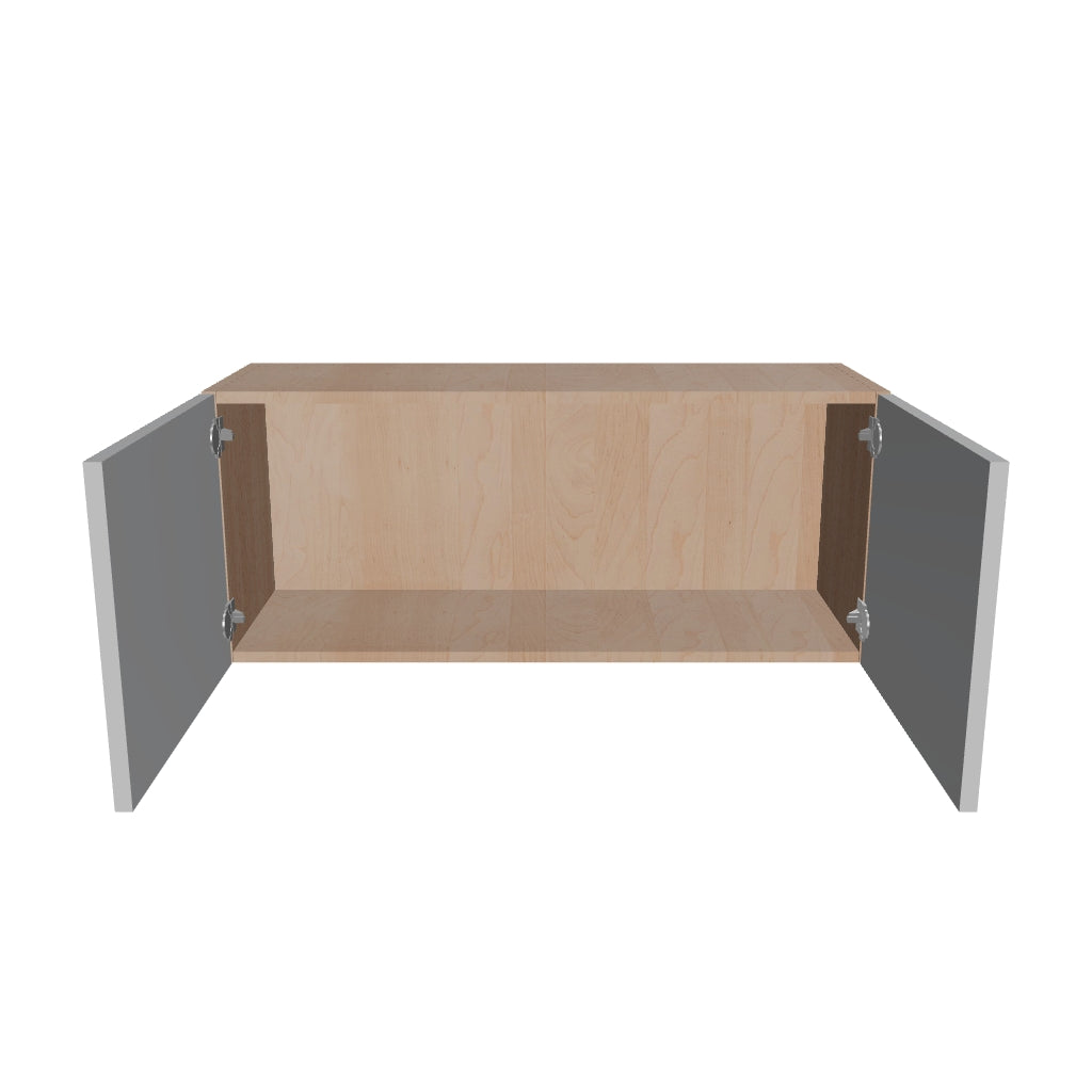 Modernform Cabinet Matte White 36" W X 15" H X 12" D Double Door Wall Cabinet