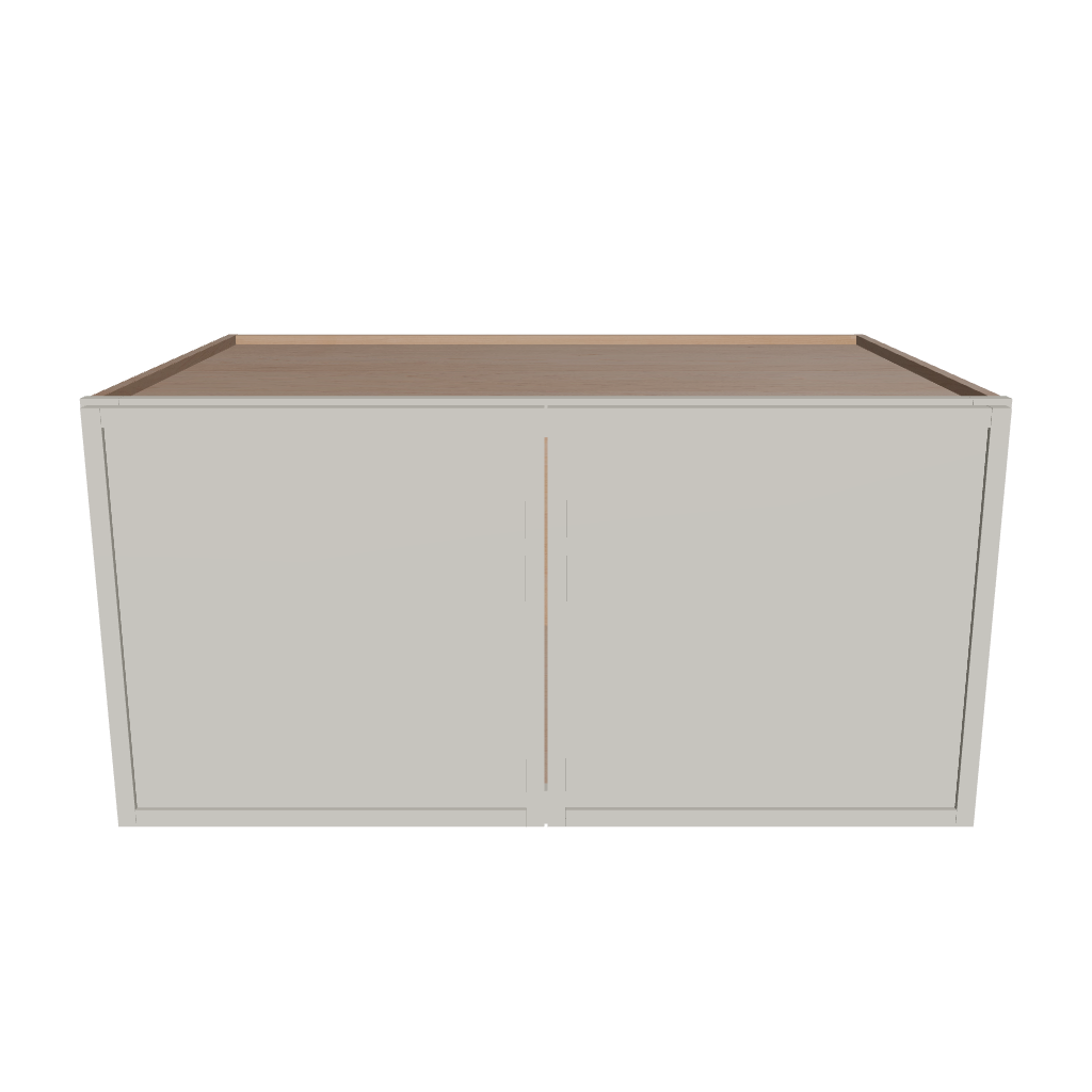 Modernform Cabinet Slim Dove White 36" W X 18" H X 24" D Double Door Wall Cabinet