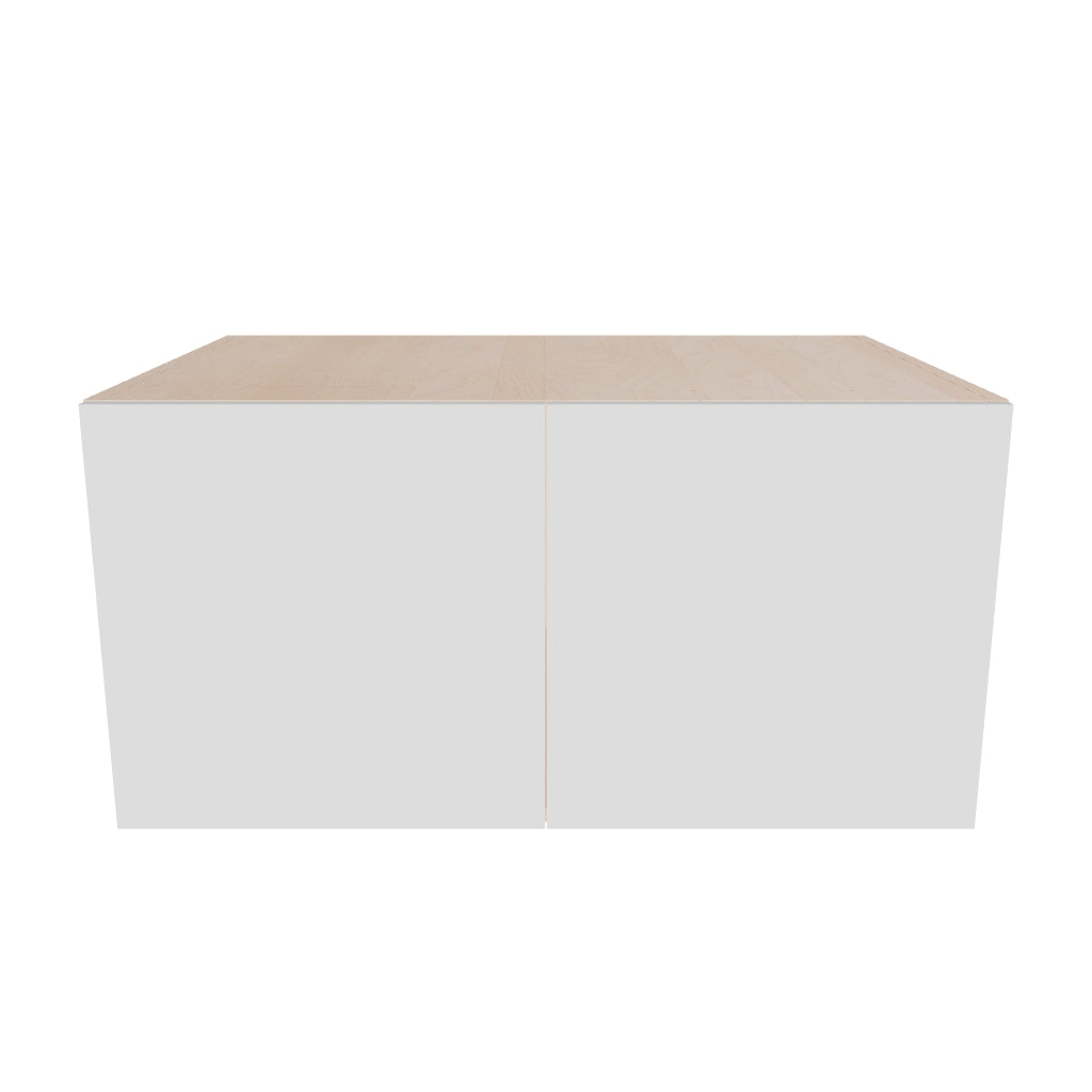 Modernform Cabinet Gloss White 36" W X 18" H X 24" D Double Door Wall Cabinet