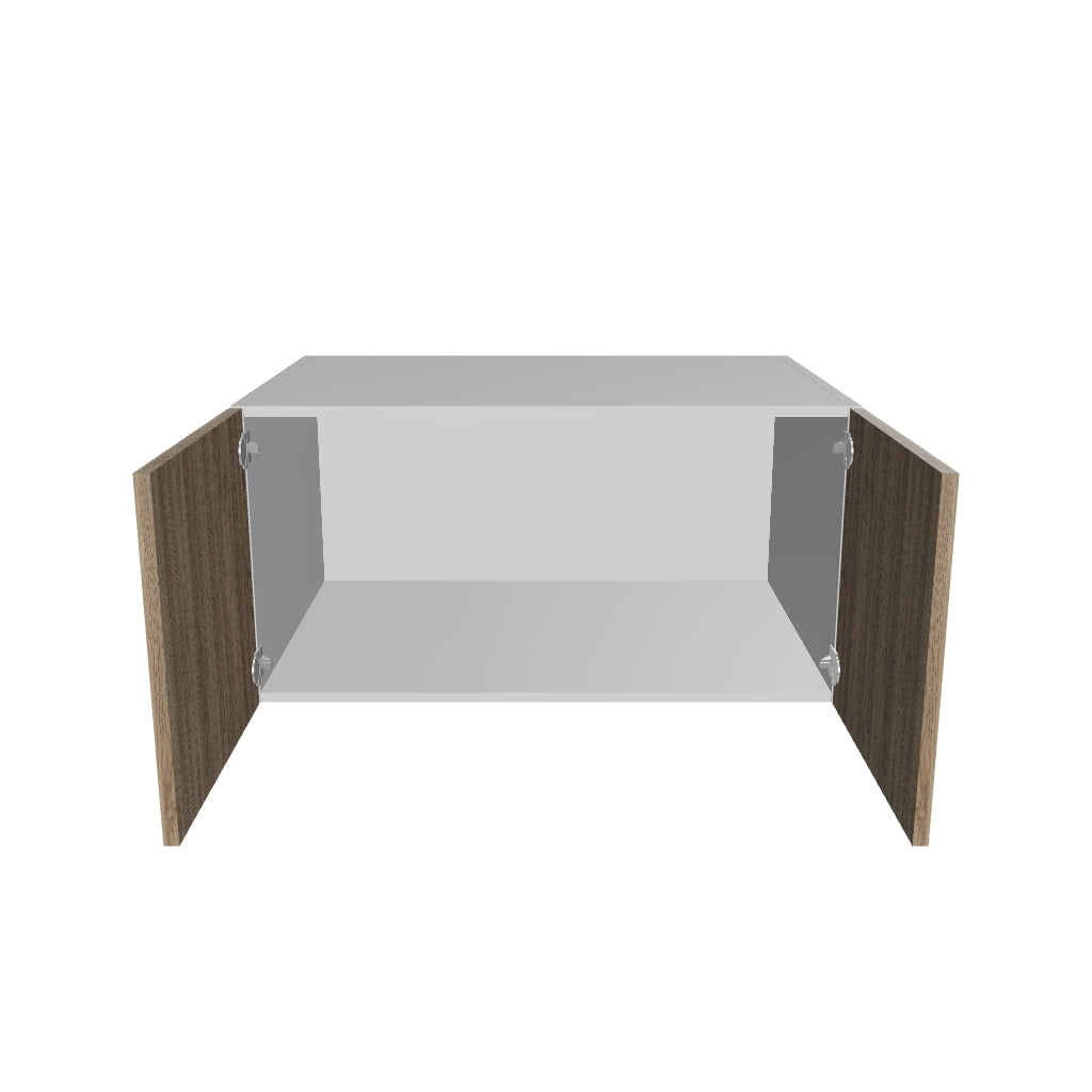 Modernform Cabinet Walnut 36" W X 18" H X 24" D Double Door Wall Cabinet