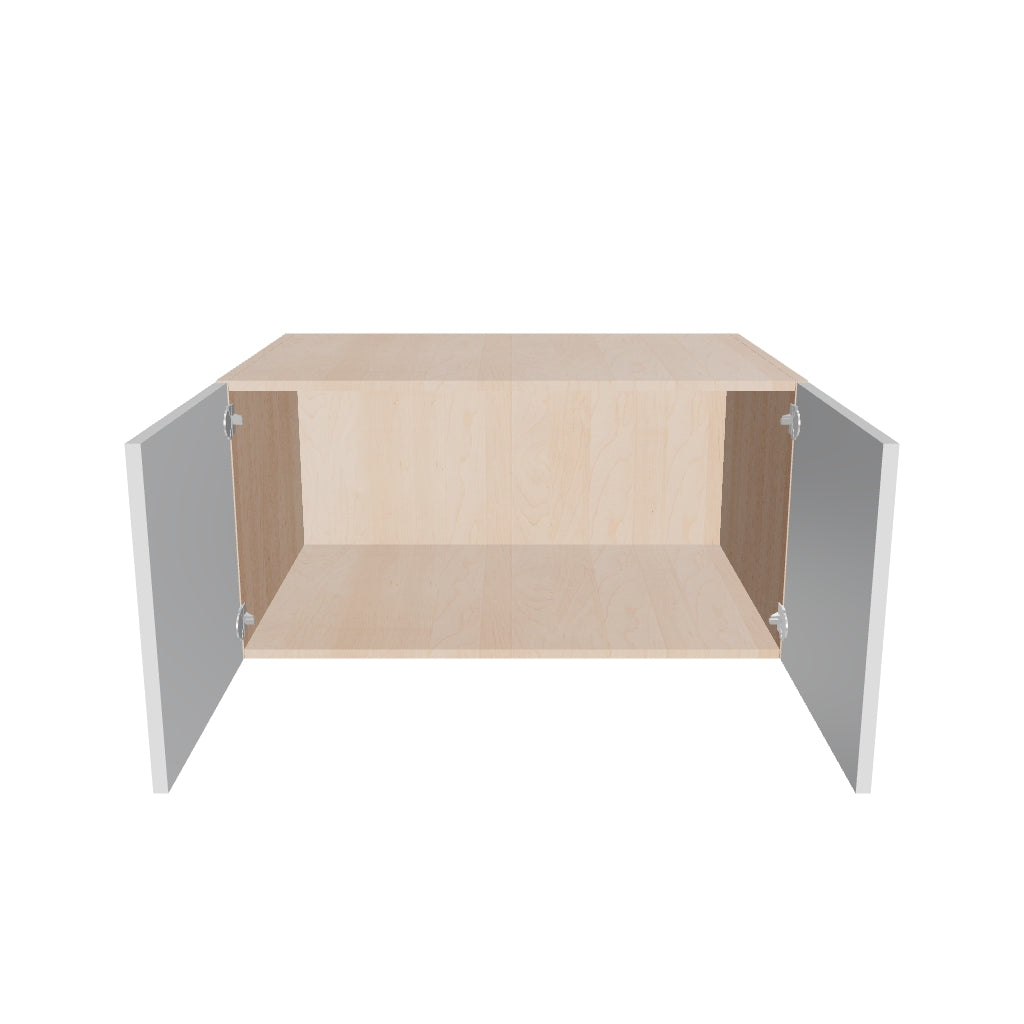 Modernform Cabinet Gloss White 36" W X 18" H X 24" D Double Door Wall Cabinet