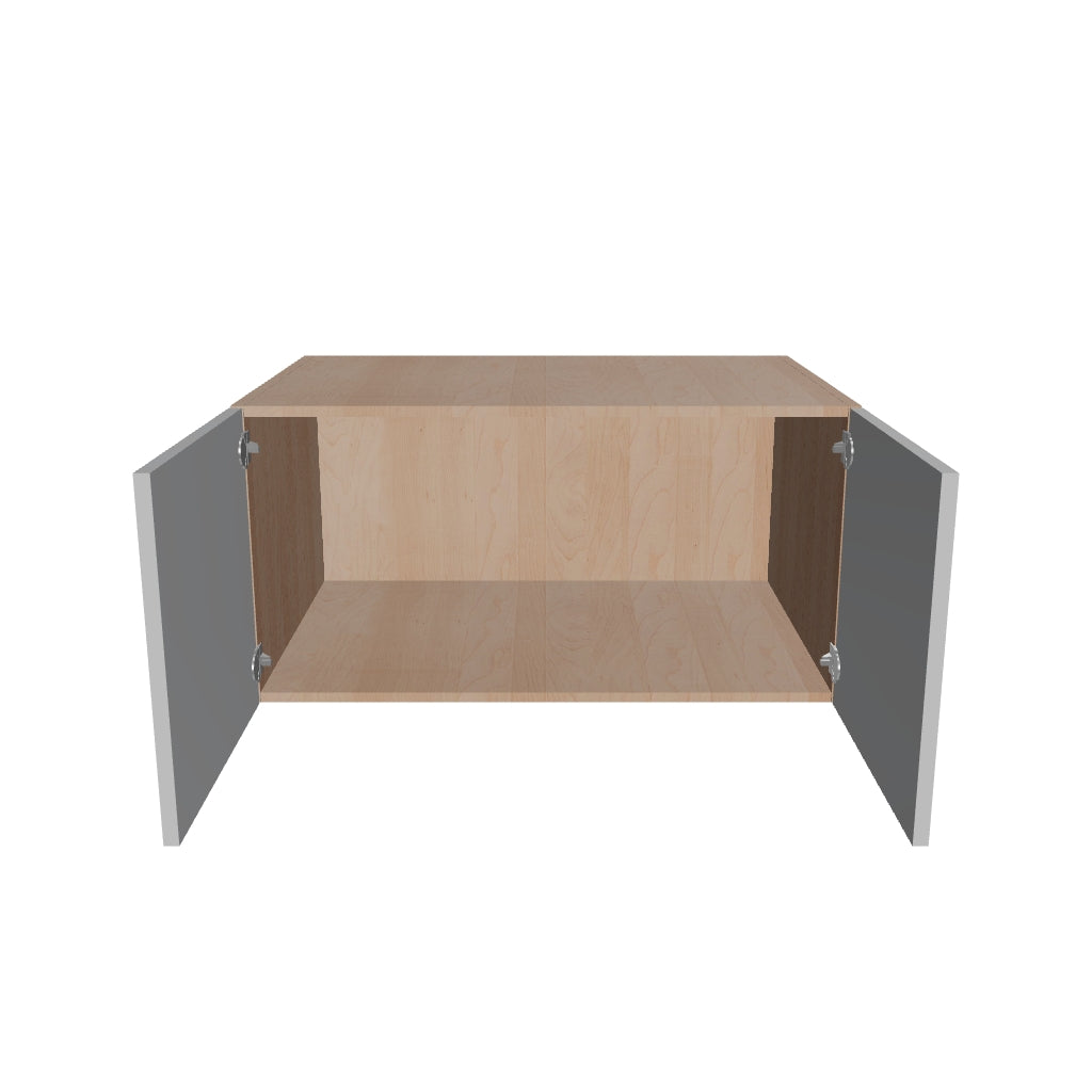 Modernform Cabinet Matte White 36" W X 18" H X 24" D Double Door Wall Cabinet