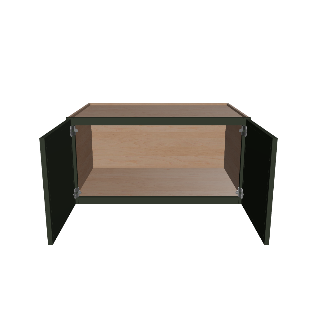 Modernform Cabinet Slim Sage Green 36" W X 18" H X 24" D Double Door Wall Cabinet