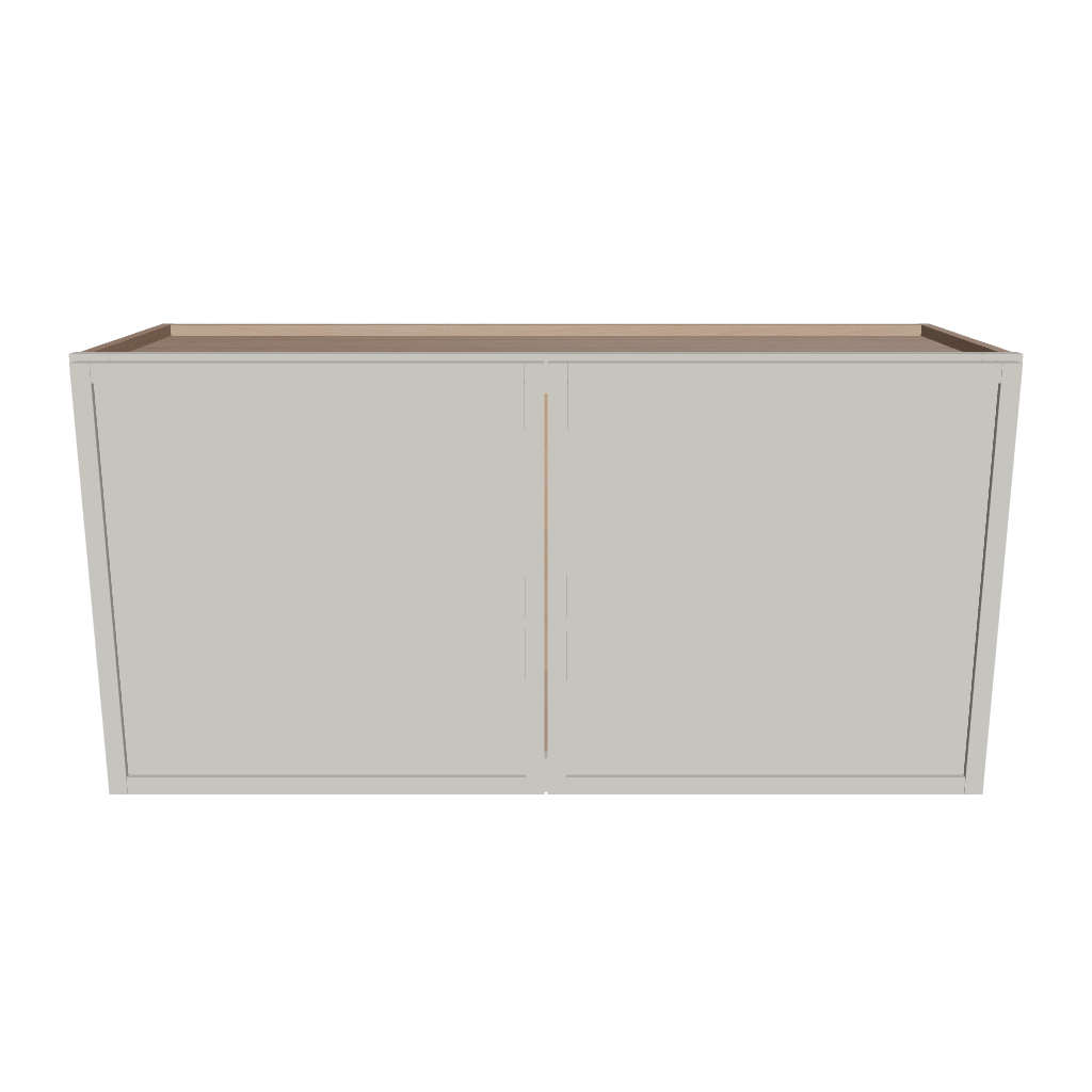 Modernform Cabinet Slim Dove White 36" W X 18" H X 12" D Double Door Wall Cabinet