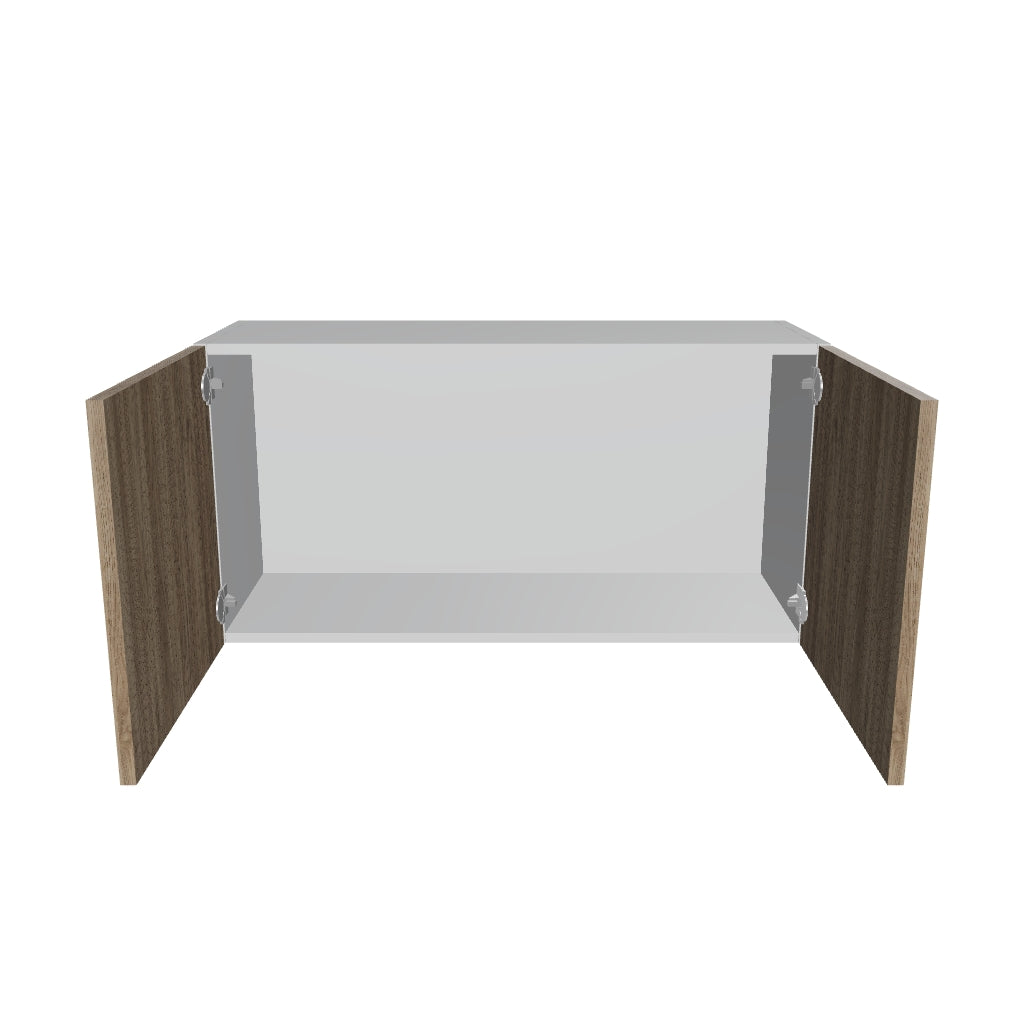 Modernform Cabinet Walnut 36" W X 18" H X 12" D Double Door Wall Cabinet
