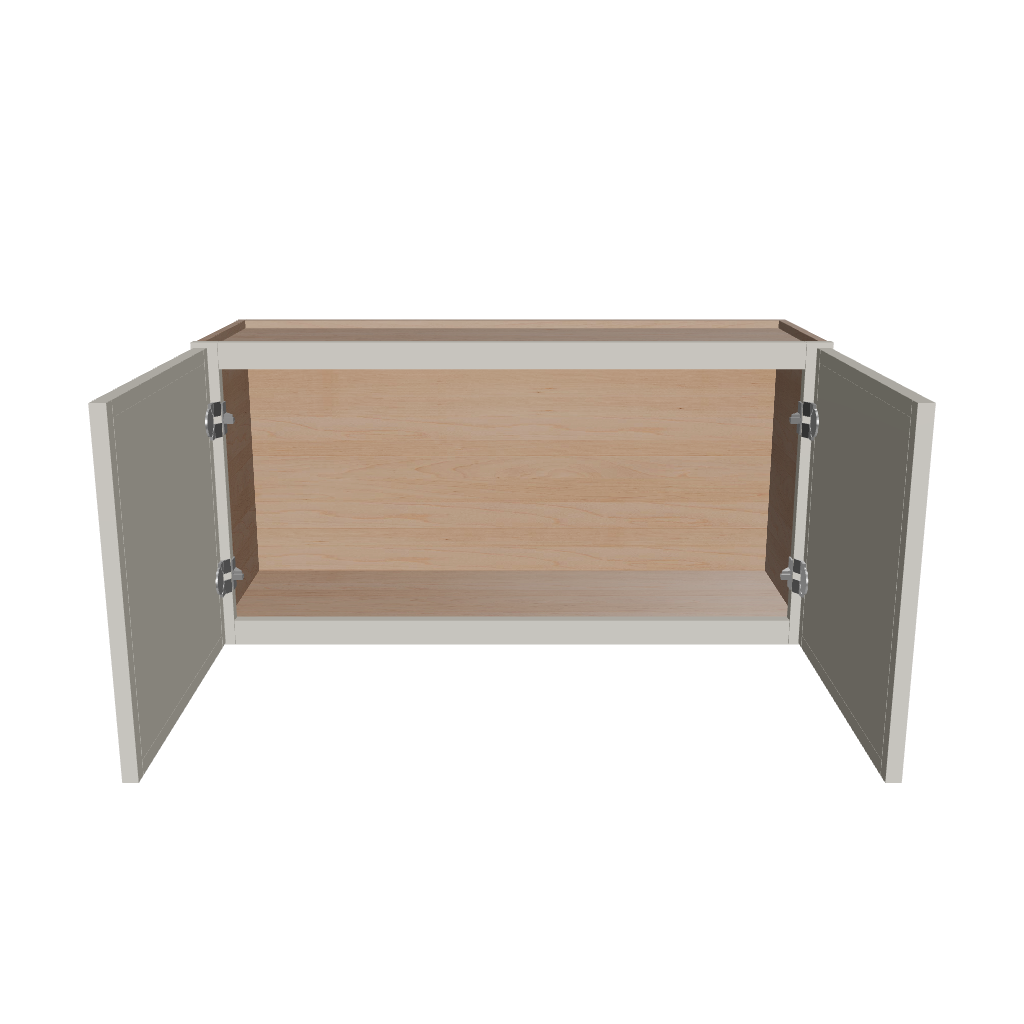 Modernform Cabinet Slim Dove White 36" W X 18" H X 12" D Double Door Wall Cabinet