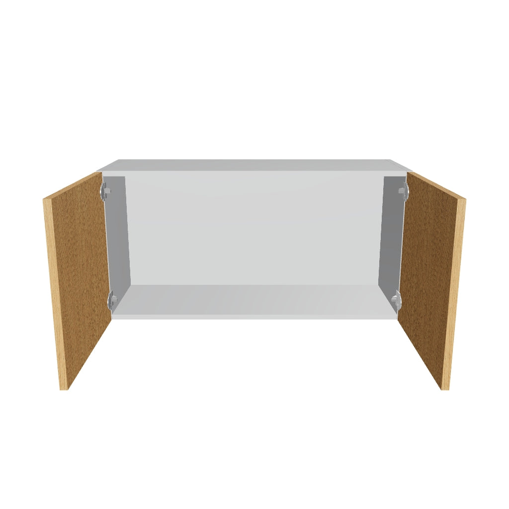 Modernform Cabinet Natural Oak 36" W X 18" H X 12" D Double Door Wall Cabinet