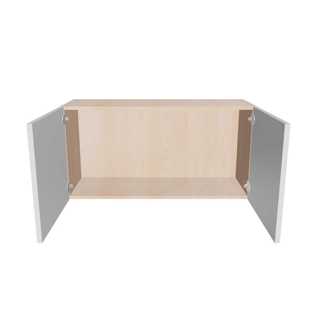 Modernform Cabinet Gloss White 36" W X 18" H X 12" D Double Door Wall Cabinet
