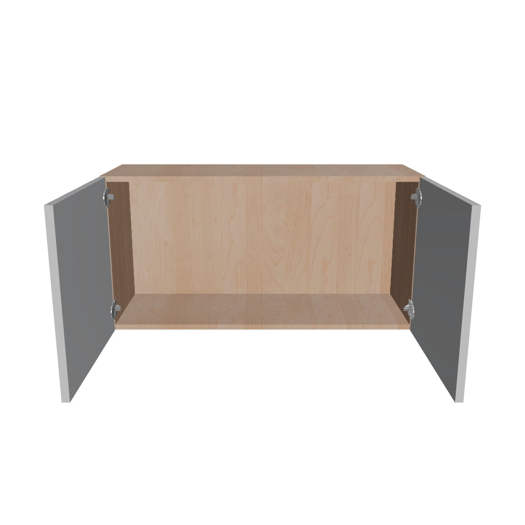 Modernform Cabinet Matte White 36" W X 18" H X 12" D Double Door Wall Cabinet
