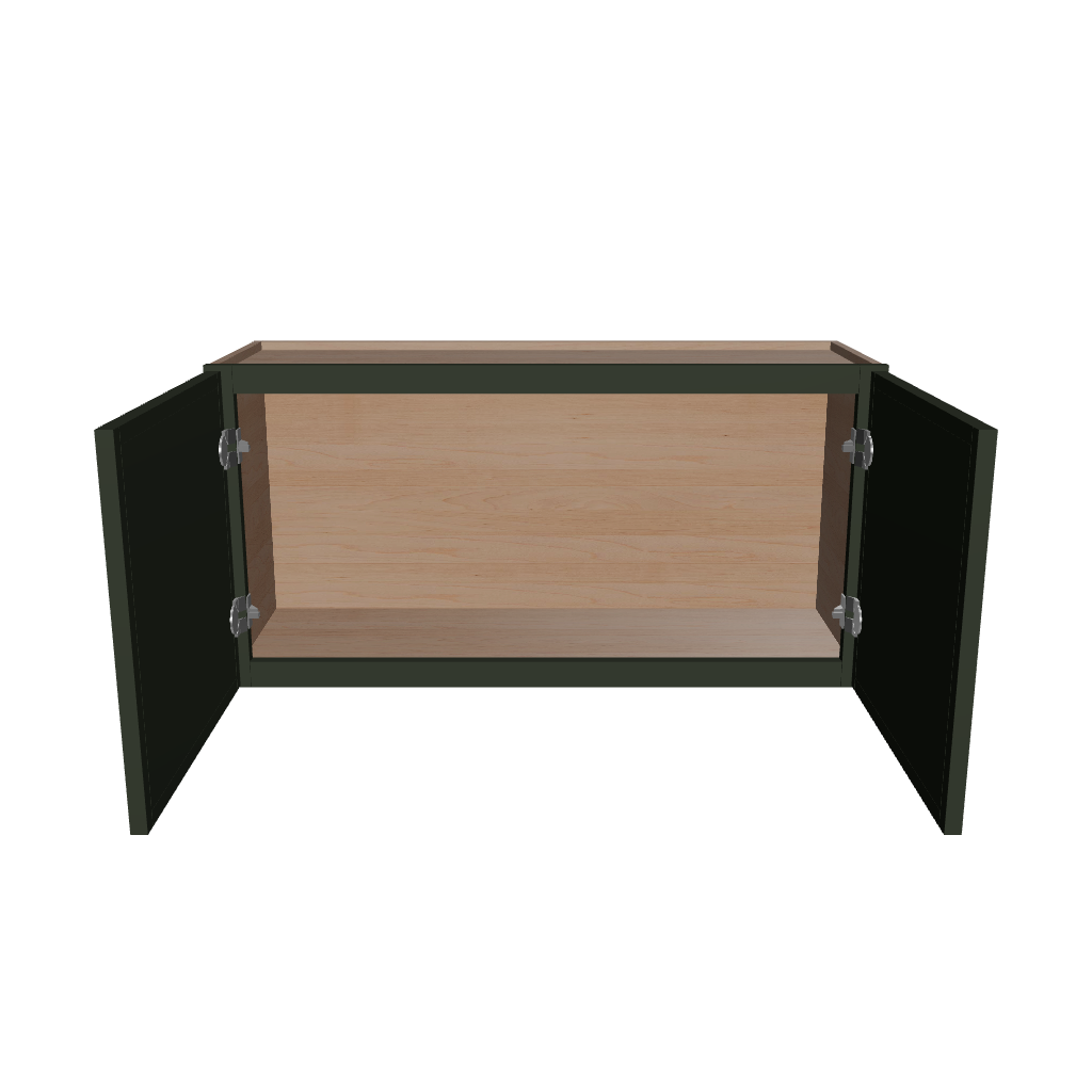 Modernform Cabinet Slim Sage Green 36" W X 18" H X 12" D Double Door Wall Cabinet