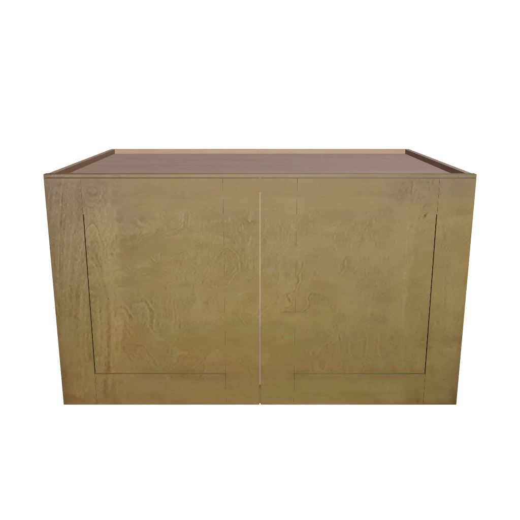 Modernform Cabinet Natural Shaker 36" W X 21" H X 24" D Double Door Wall Cabinet
