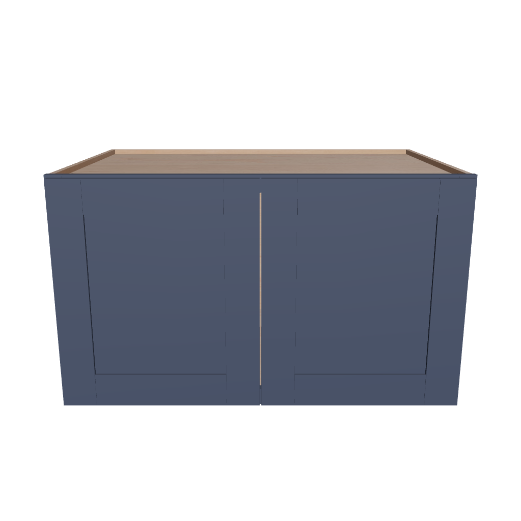 Modernform Cabinet Signature Blue 36" W X 21" H X 24" D Double Door Wall Cabinet