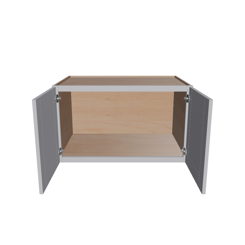 Modernform Cabinet Grey Shaker 36" W X 21" H X 24" D Double Door Wall Cabinet