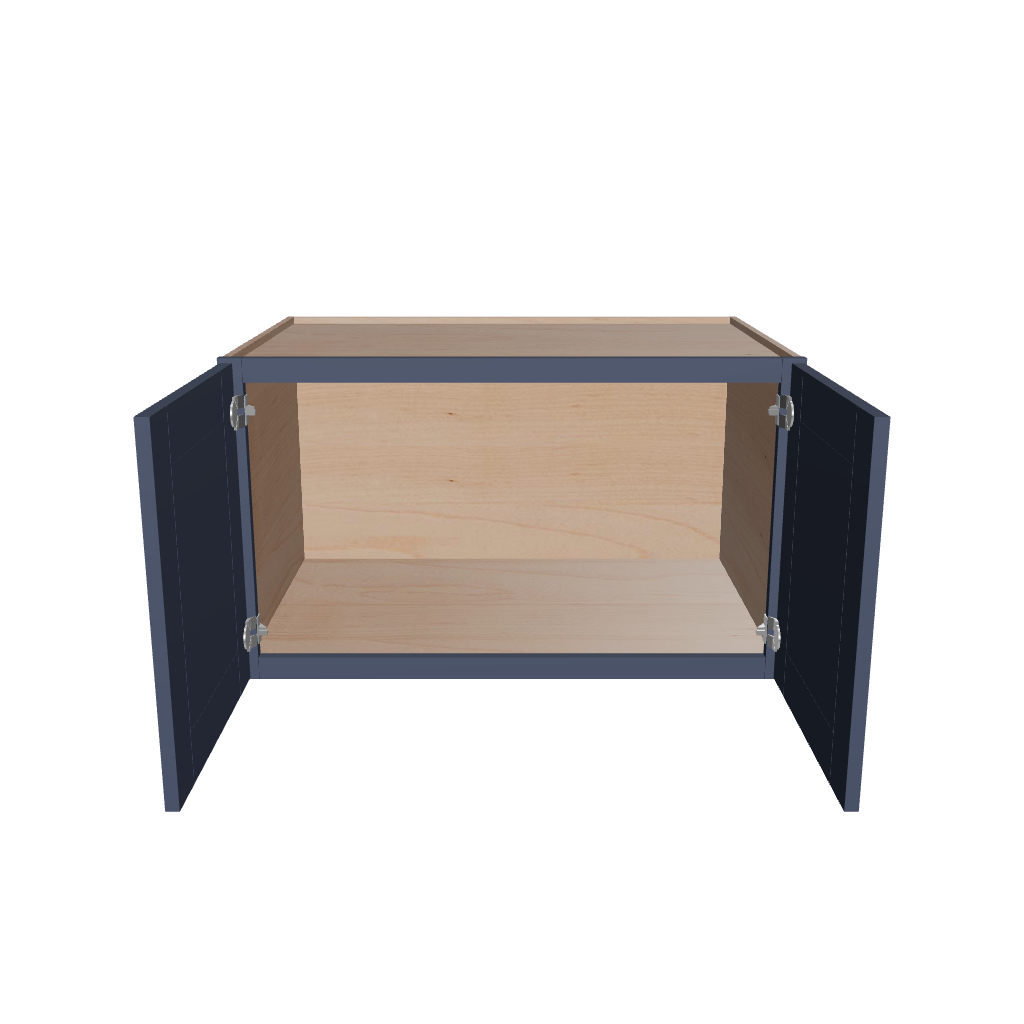 Modernform Cabinet Signature Blue 36" W X 21" H X 24" D Double Door Wall Cabinet