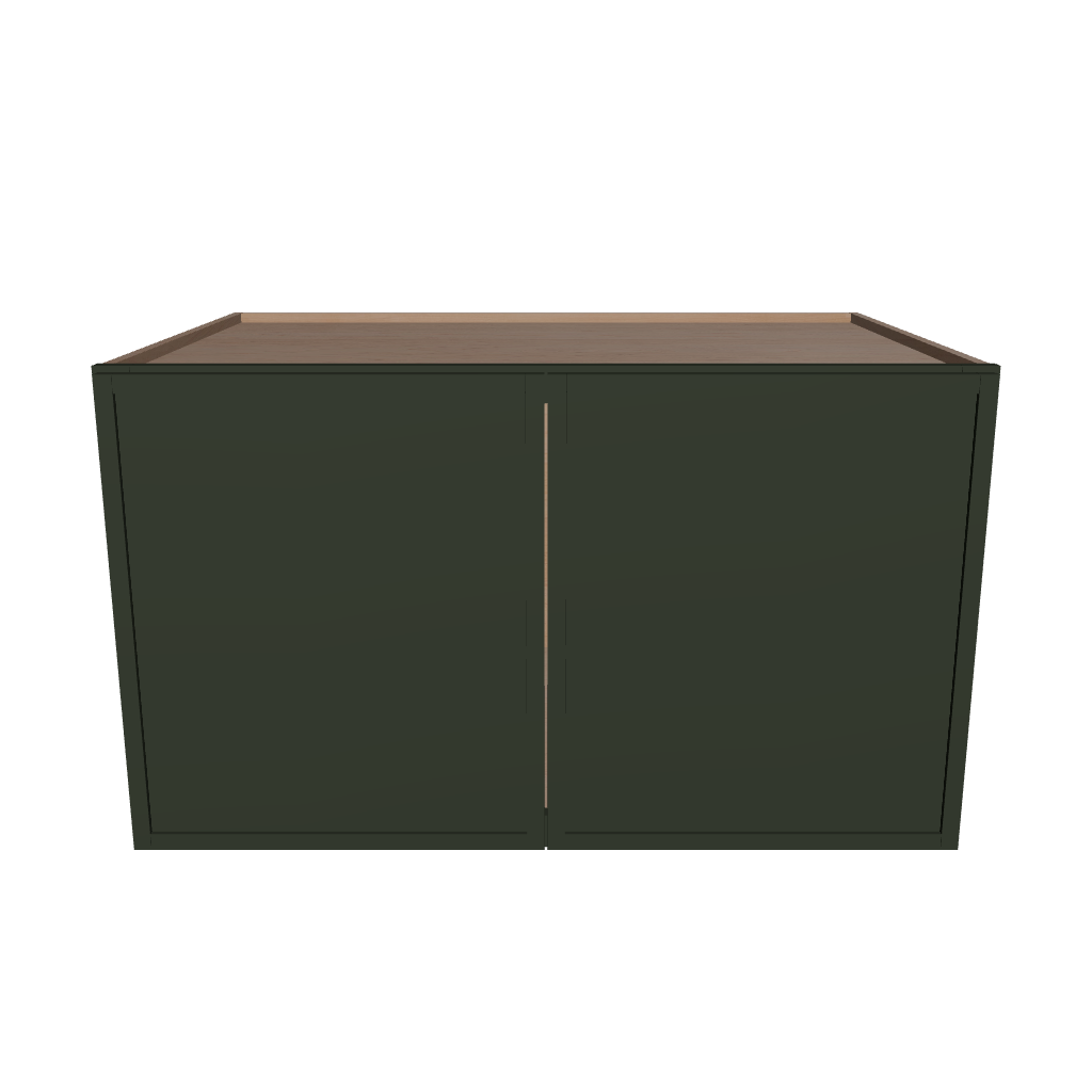 Modernform Cabinet Slim Sage Green 36" W X 21" H X 24" D Double Door Wall Cabinet