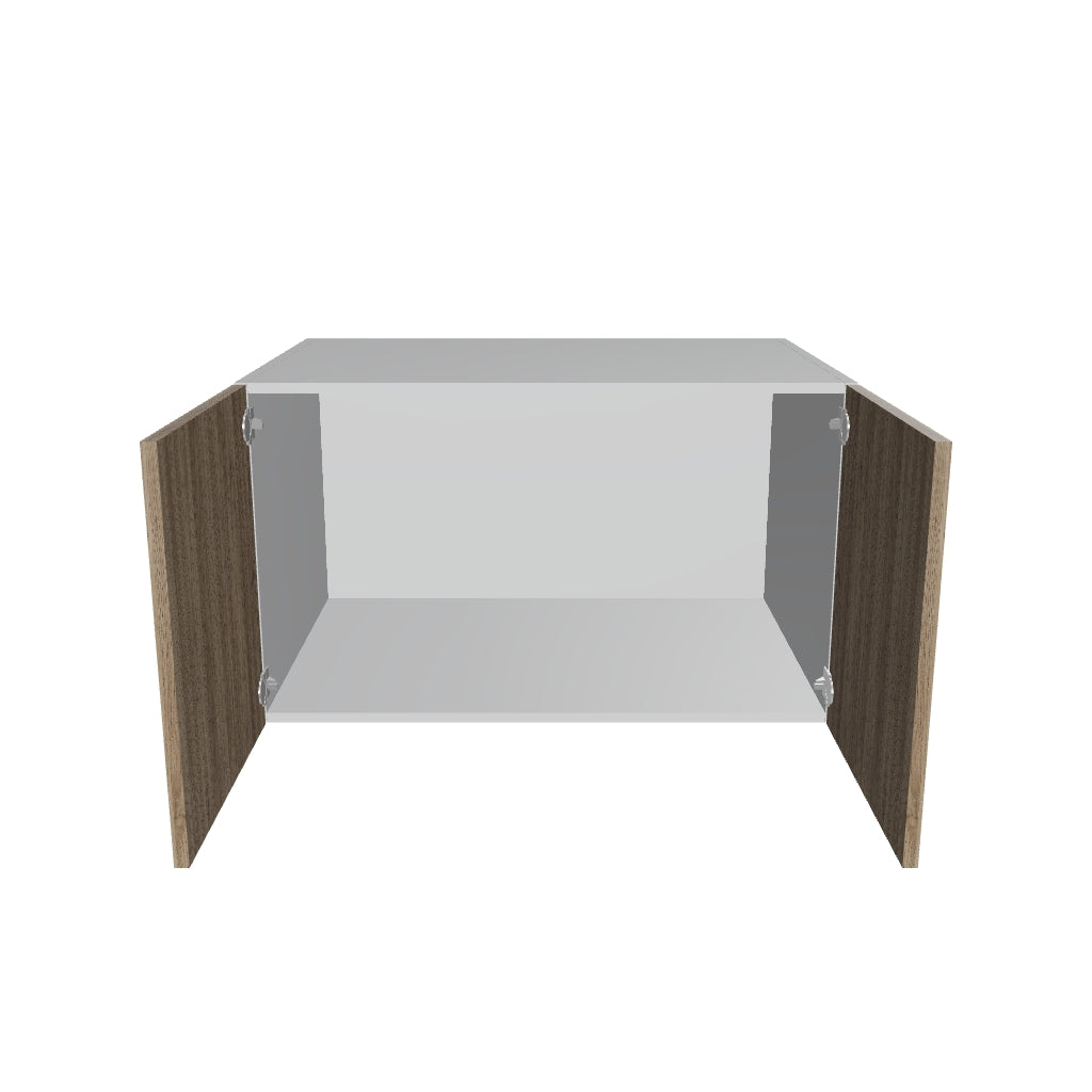Modernform Cabinet Walnut 36" W X 21" H X 24" D Double Door Wall Cabinet