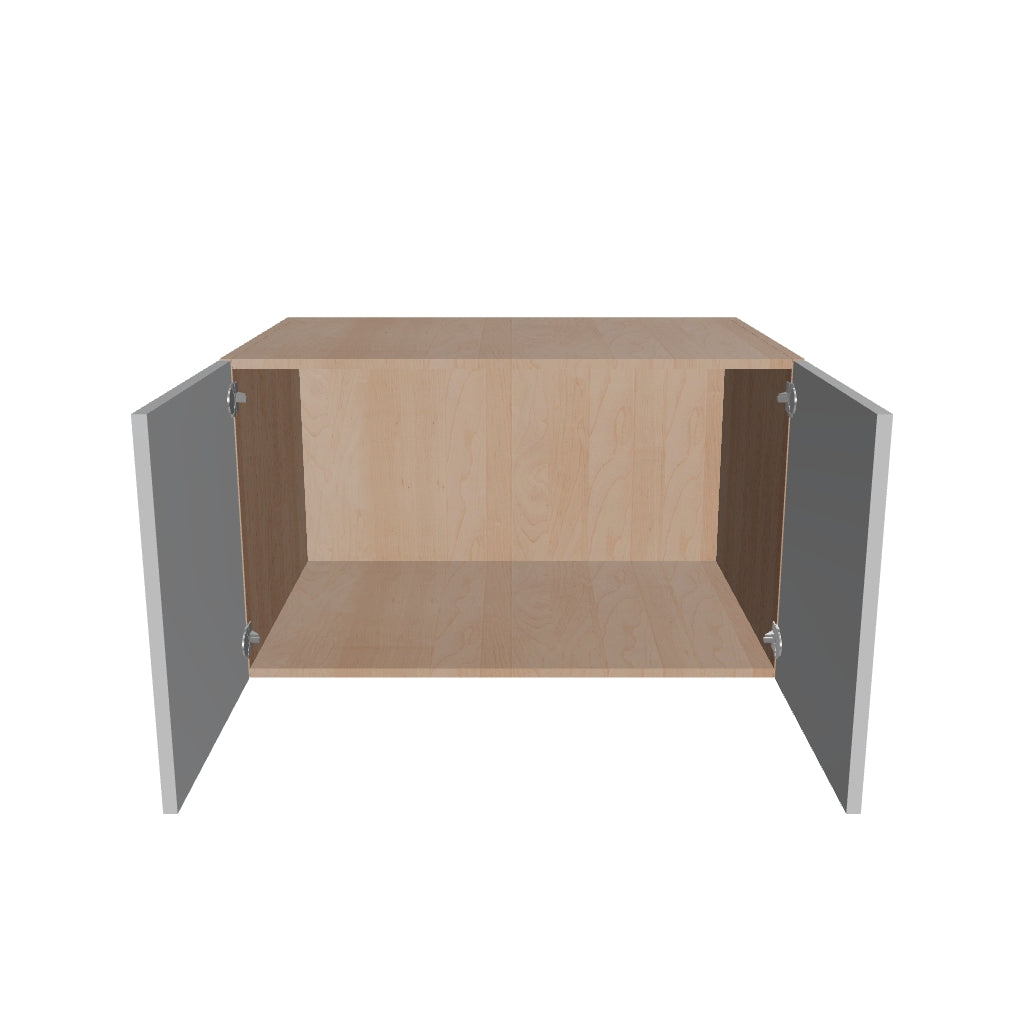 Modernform Cabinet Matte White 36" W X 21" H X 24" D Double Door Wall Cabinet
