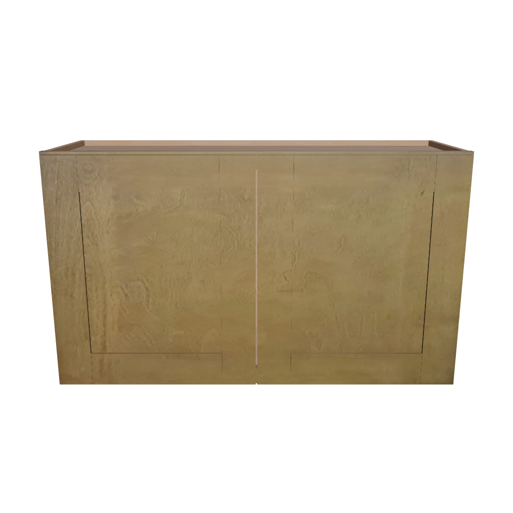 Modernform Cabinet Natural Shaker 36" W X 21" H X 12" D Double Door Wall Cabinet