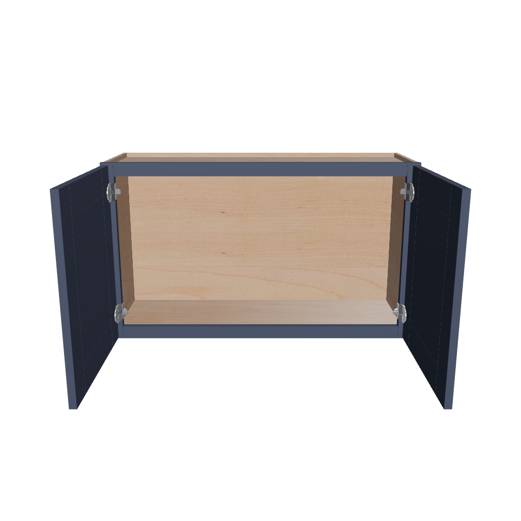 Modernform Cabinet Signature Blue 36" W X 21" H X 12" D Double Door Wall Cabinet