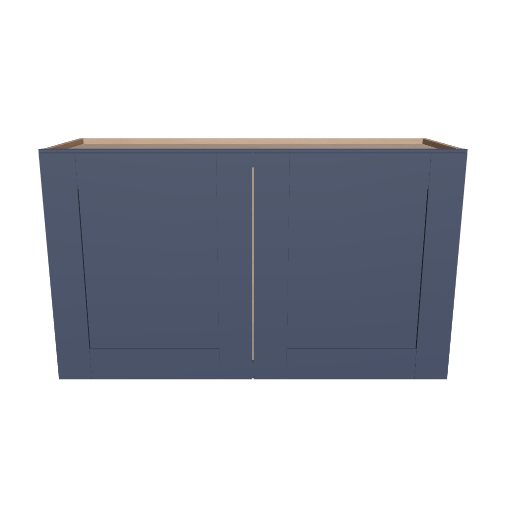 Modernform Cabinet Signature Blue 36" W X 21" H X 12" D Double Door Wall Cabinet