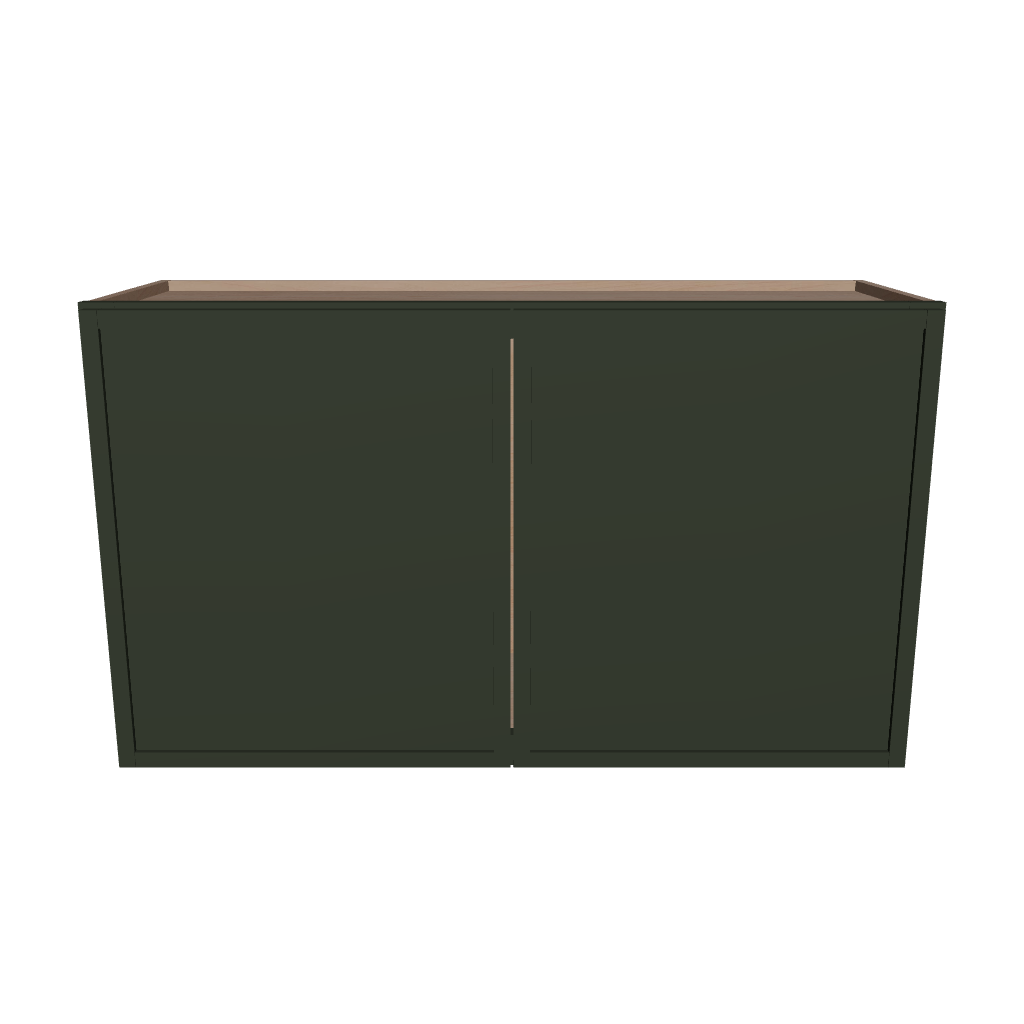 Modernform Cabinet Slim Sage Green 36" W X 21" H X 12" D Double Door Wall Cabinet