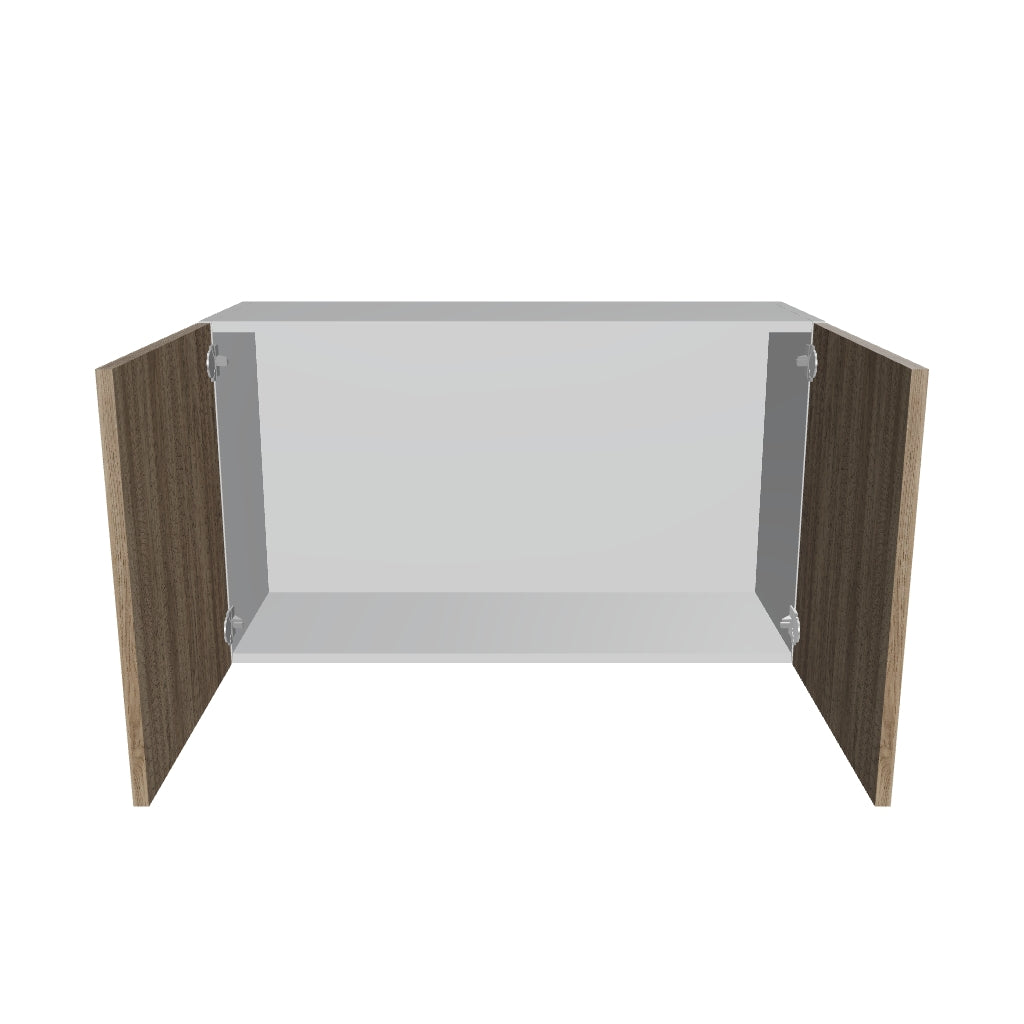 Modernform Cabinet Walnut 36" W X 21" H X 12" D Double Door Wall Cabinet