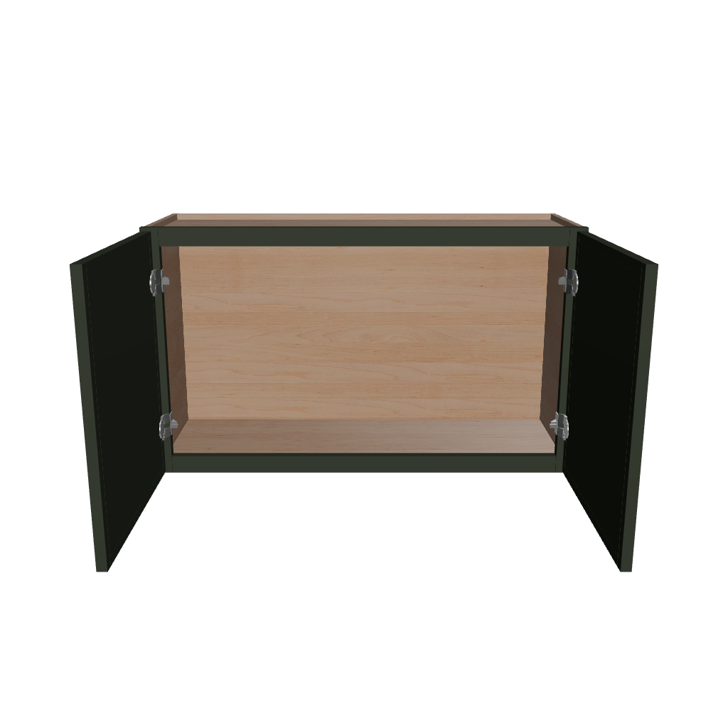 Modernform Cabinet Slim Sage Green 36" W X 21" H X 12" D Double Door Wall Cabinet