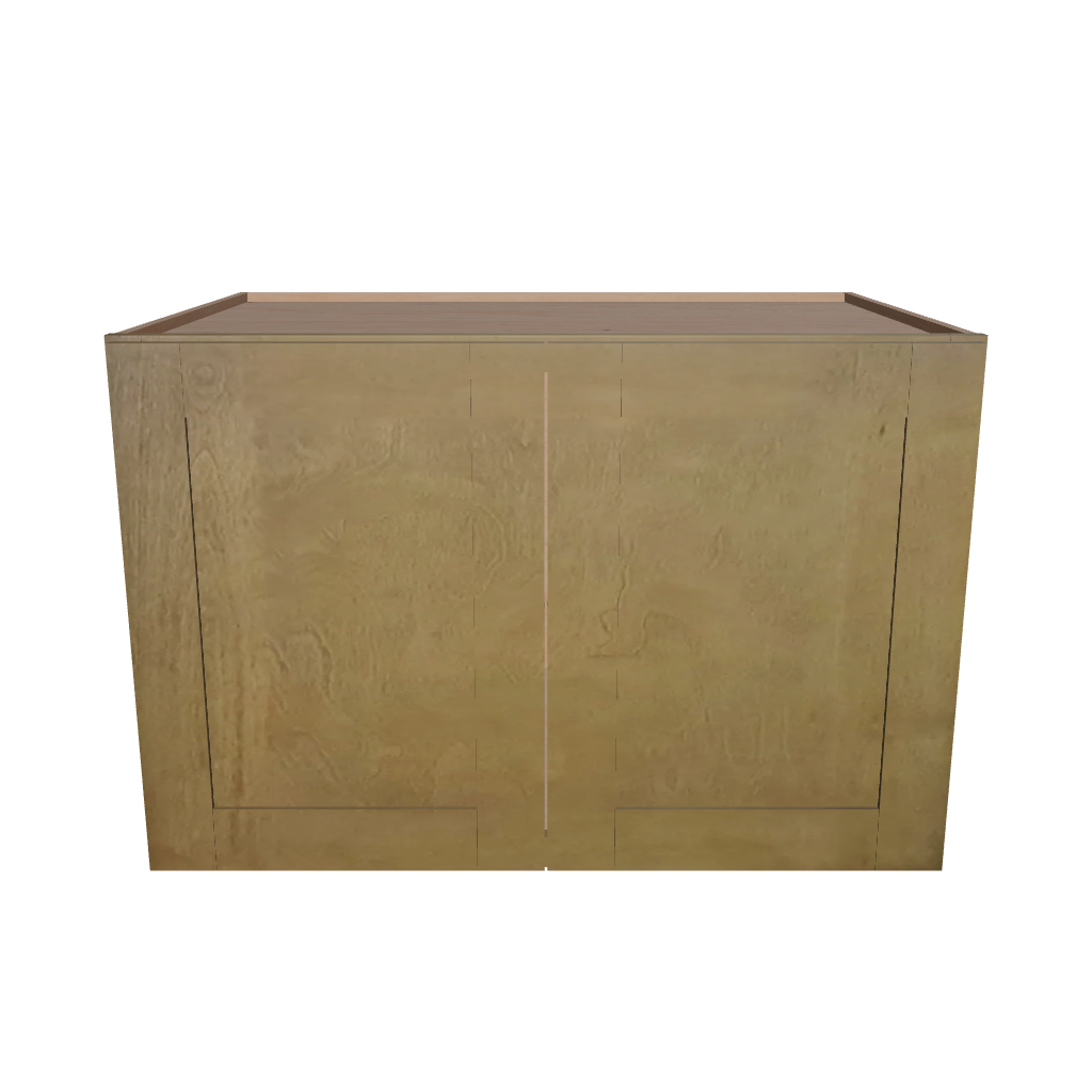 Modernform Cabinet Natural Shaker 36" W X 24" H X 24" D Double Door Wall Cabinet