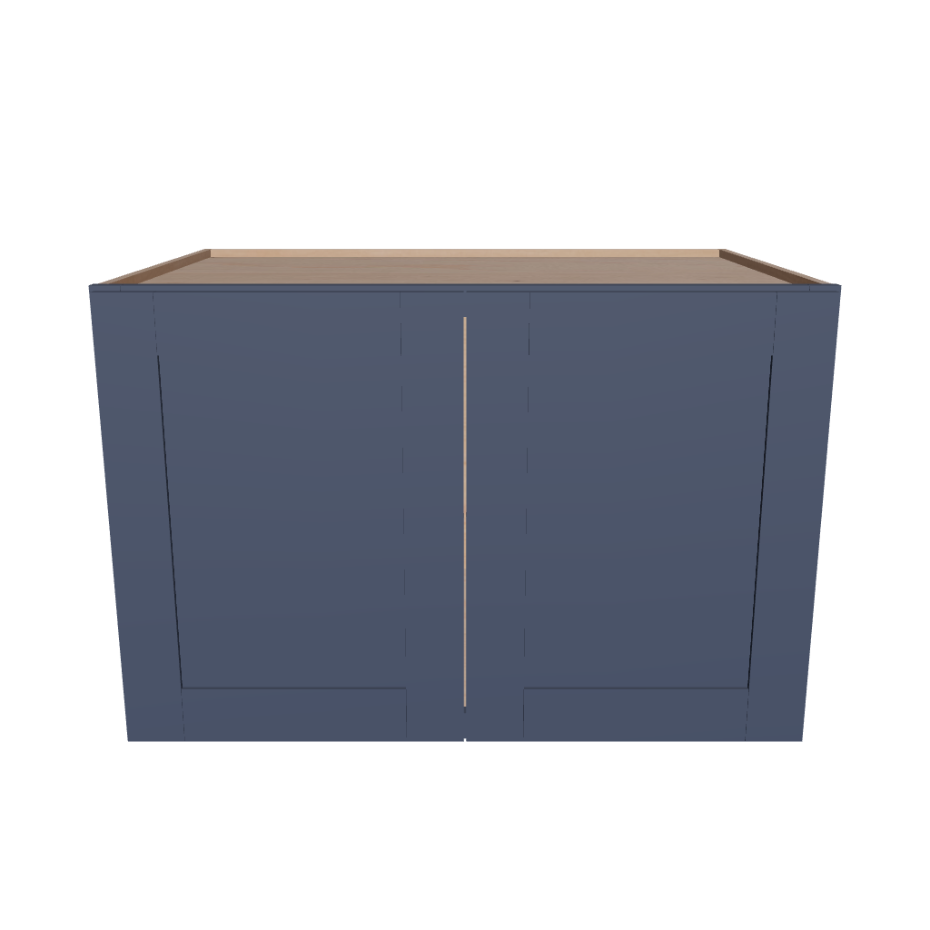 Modernform Cabinet Signature Blue 36" W X 24" H X 24" D Double Door Wall Cabinet