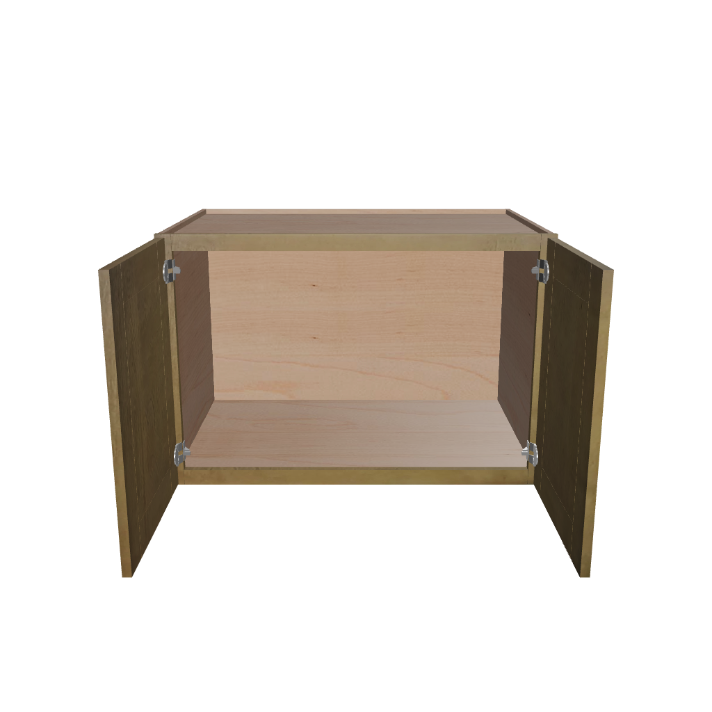 Modernform Cabinet Natural Shaker 36" W X 24" H X 24" D Double Door Wall Cabinet