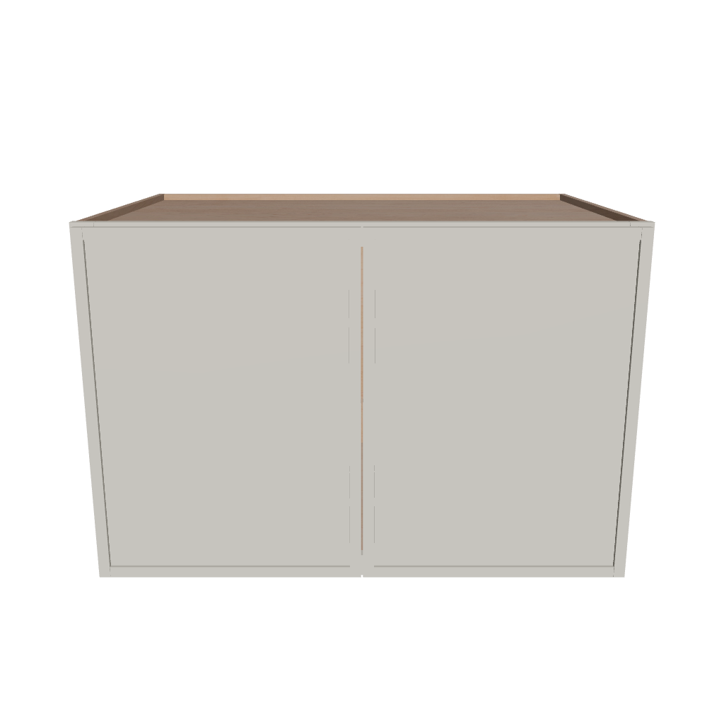 Modernform Cabinet Slim Dove White 36" W X 24" H X 24" D Double Door Wall Cabinet