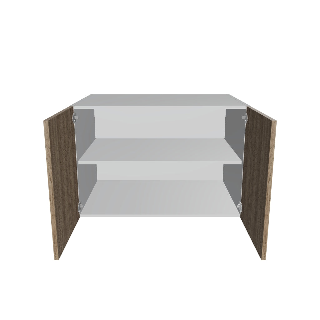 Modernform Cabinet Walnut 36" W X 24" H X 24" D Double Door Wall Cabinet