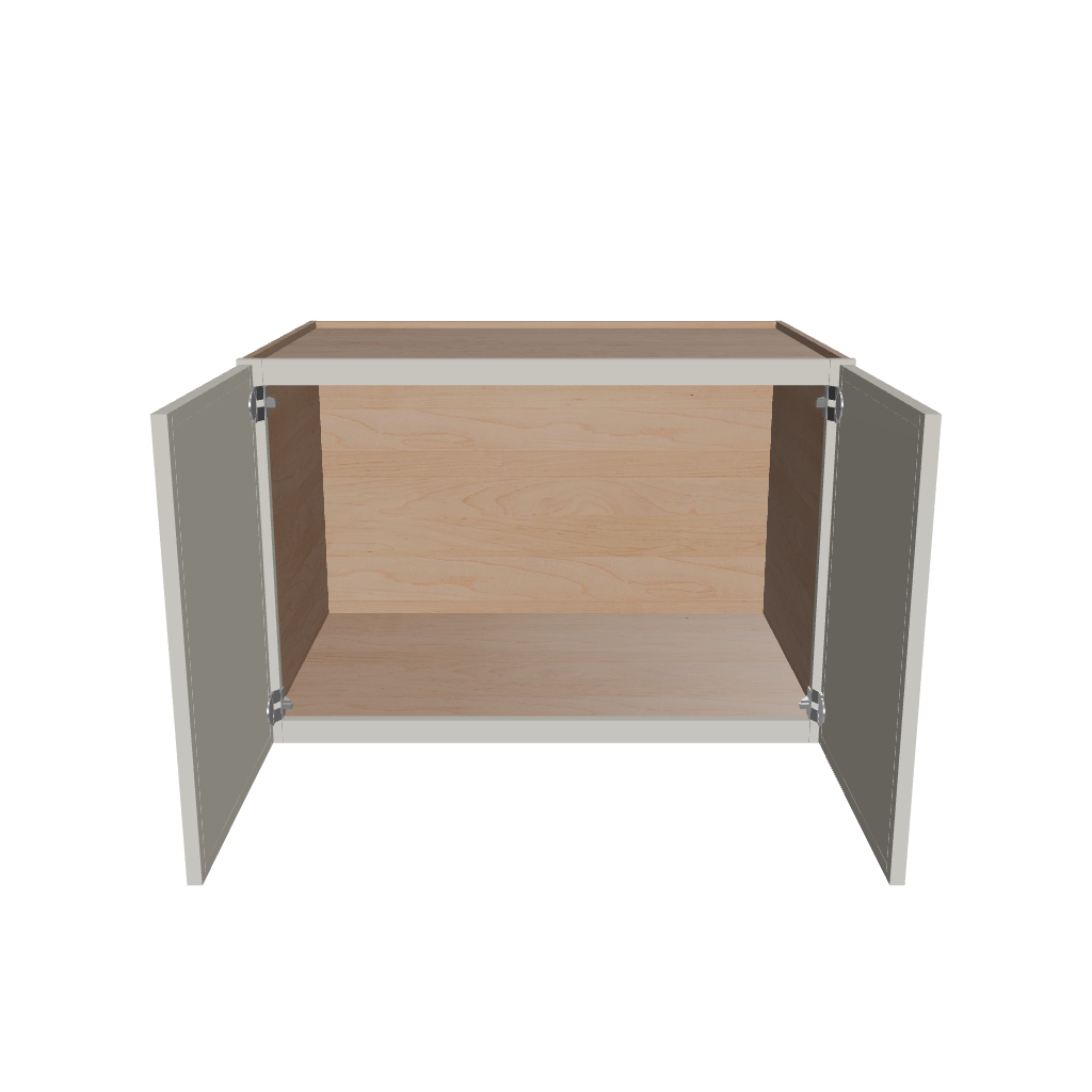 Modernform Cabinet Slim Dove White 36" W X 24" H X 24" D Double Door Wall Cabinet
