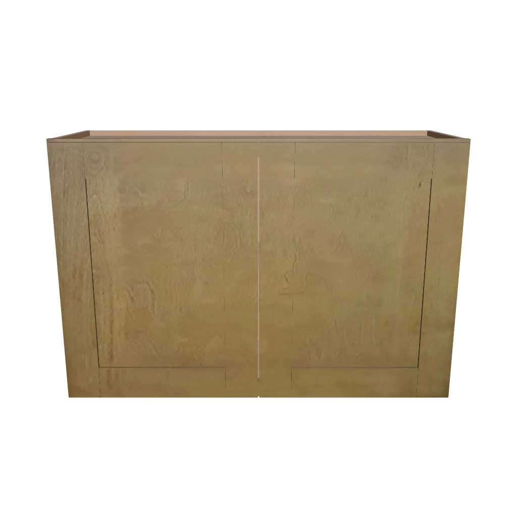 Modernform Cabinet Natural Shaker 36" W X 24" H X 12" D Double Door Wall Cabinet