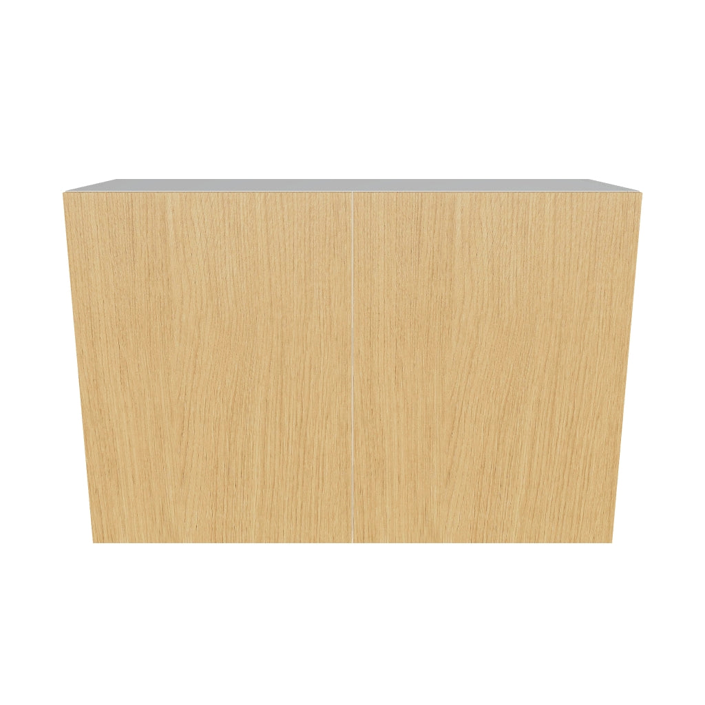 Modernform Cabinet Natural Oak 36" W X 24" H X 12" D Double Door Wall Cabinet
