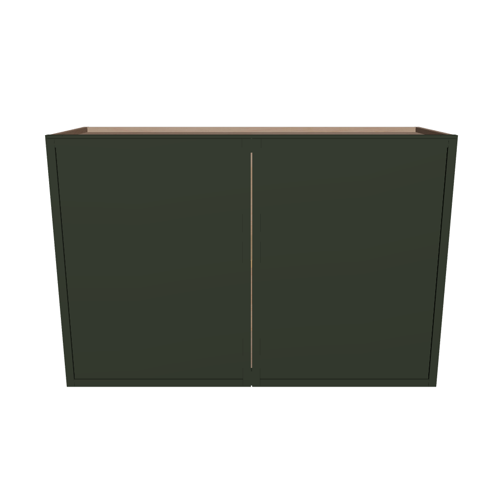 Modernform Cabinet Slim Sage Green 36" W X 24" H X 12" D Double Door Wall Cabinet