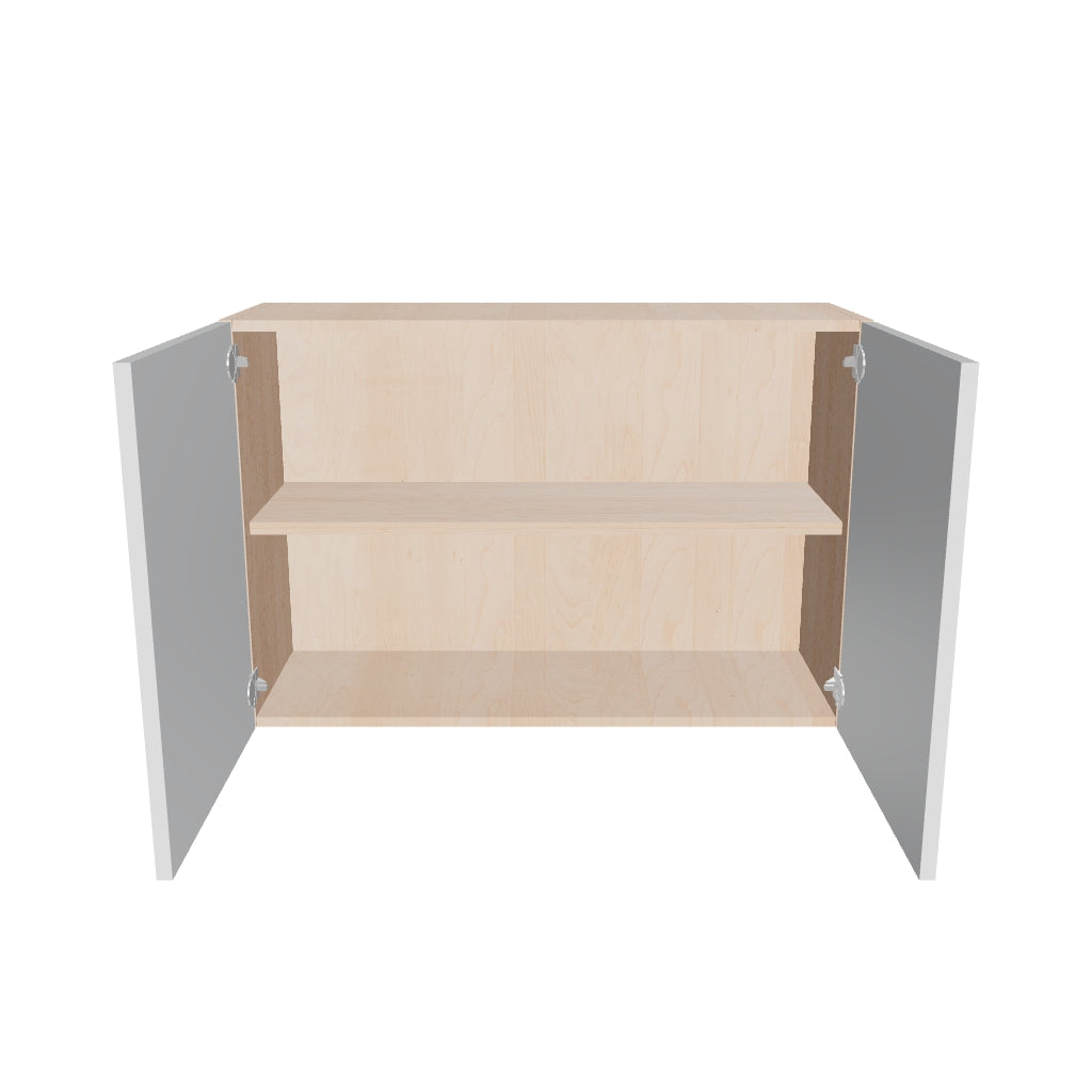 Modernform Cabinet Gloss White 36" W X 24" H X 12" D Double Door Wall Cabinet