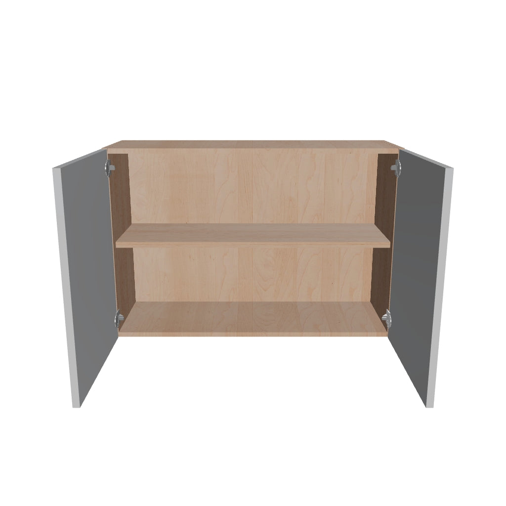 Modernform Cabinet Matte White 36" W X 24" H X 12" D Double Door Wall Cabinet