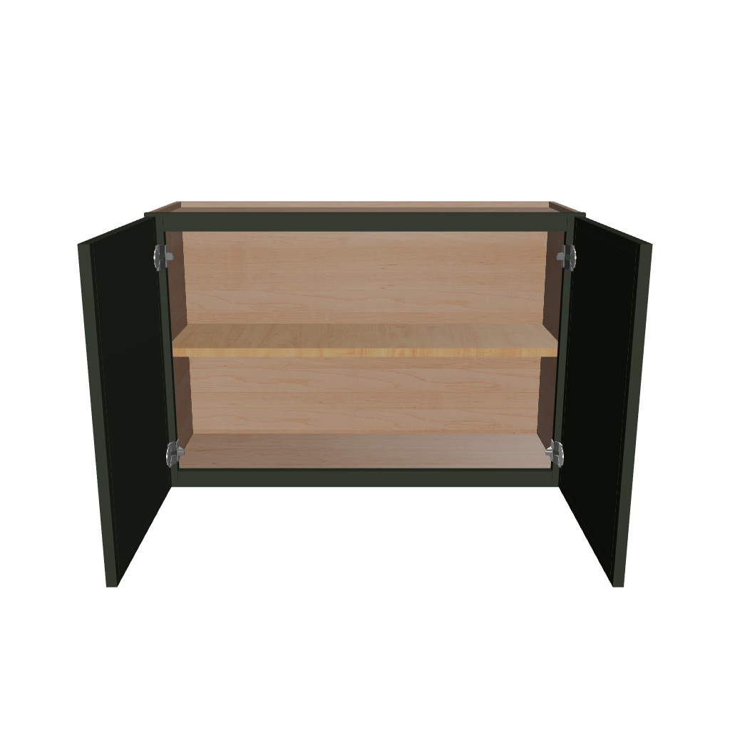 Modernform Cabinet Slim Sage Green 36" W X 24" H X 12" D Double Door Wall Cabinet