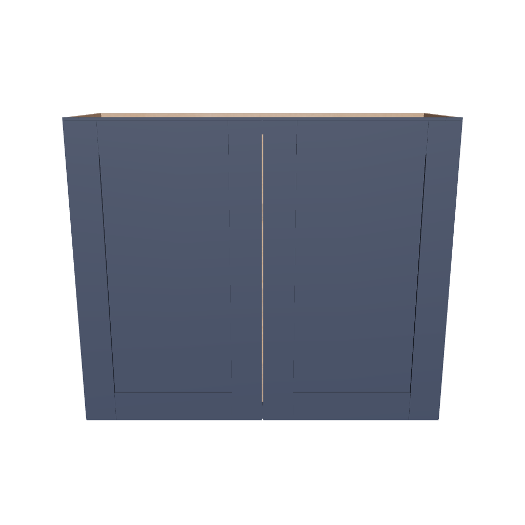 Modernform Cabinet Signature Blue 36" W X 30" H X 12" D Double Door Wall Cabinet