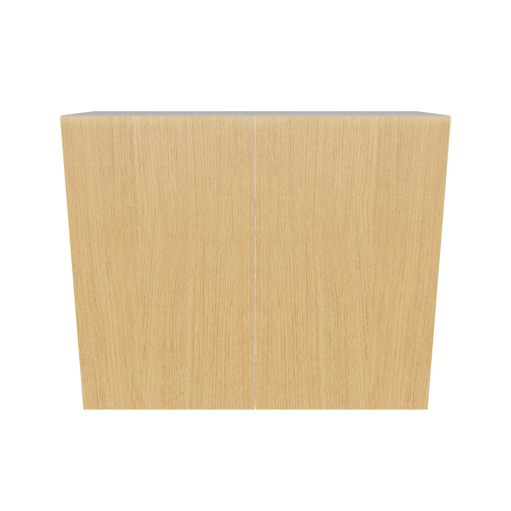 Modernform Cabinet Natural Oak 36" W X 30" H X 12" D Double Door Wall Cabinet