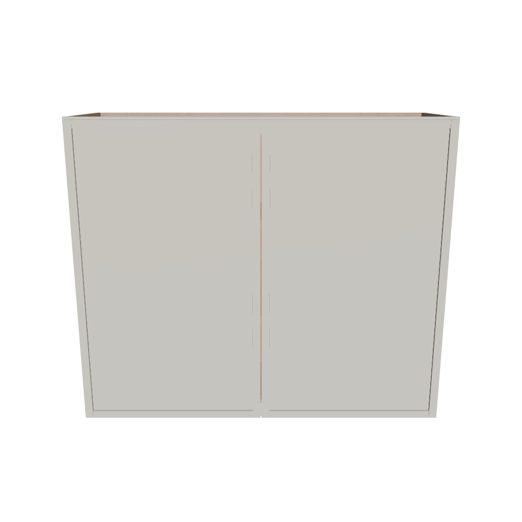 Modernform Cabinet Slim Dove White 36" W X 30" H X 12" D Double Door Wall Cabinet