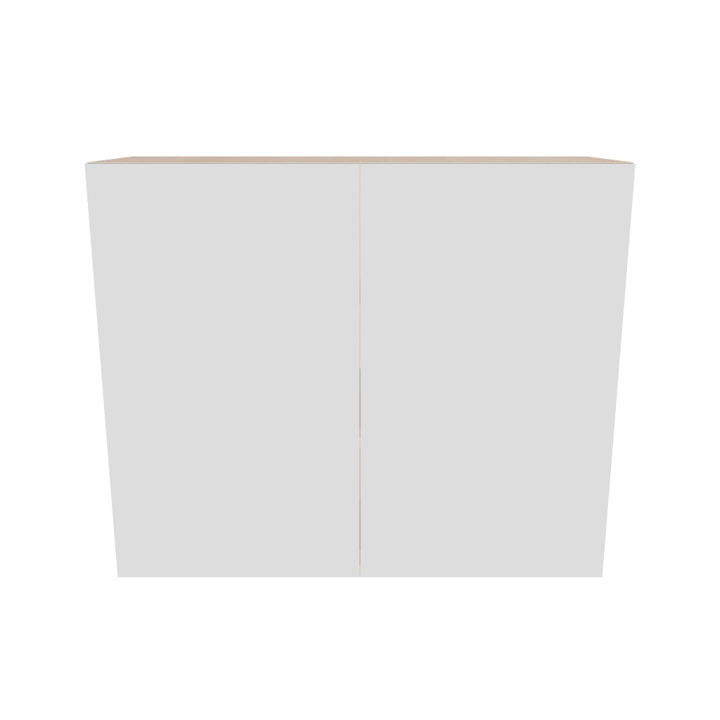 Modernform Cabinet Gloss White 36" W X 30" H X 12" D Double Door Wall Cabinet