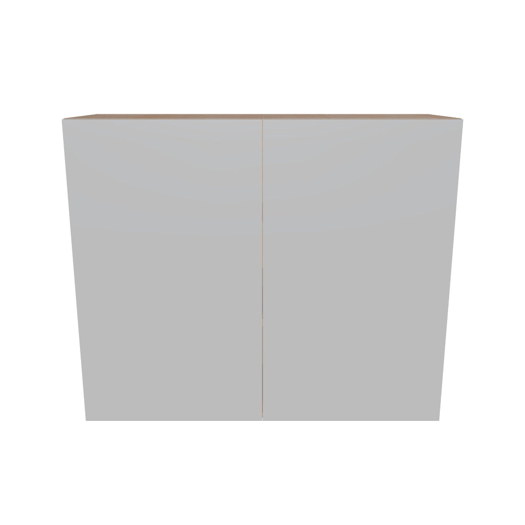 Modernform Cabinet Matte White 36" W X 30" H X 12" D Double Door Wall Cabinet