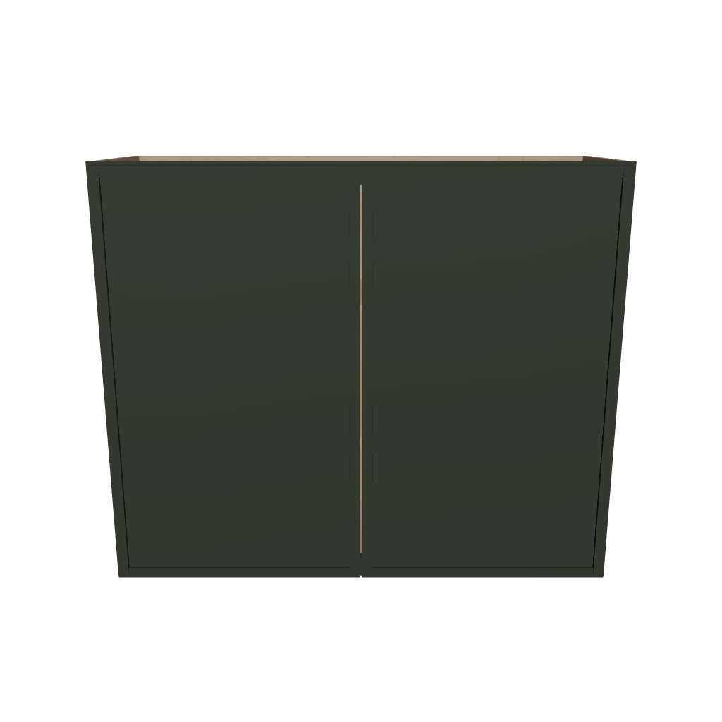 Modernform Cabinet Slim Sage Green 36" W X 30" H X 12" D Double Door Wall Cabinet