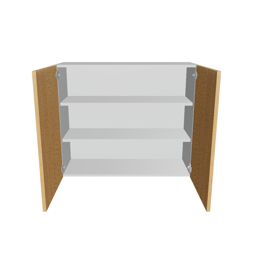 Modernform Cabinet Natural Oak 36" W X 30" H X 12" D Double Door Wall Cabinet