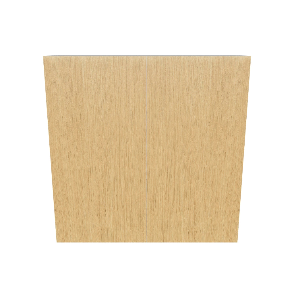 Modernform Cabinet Natural Oak 36" W X 36" H X 12" D Double Door Wall Cabinet