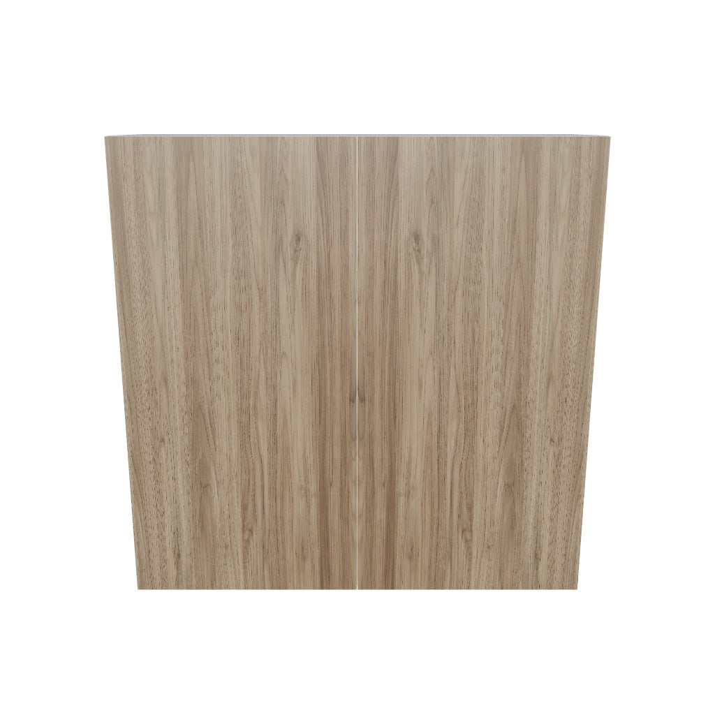 Modernform Cabinet Walnut 36" W X 36" H X 12" D Double Door Wall Cabinet